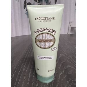 L'Occitane Amande Almond Whipped Shower Cream 4.5 oz 200ml New, Unused